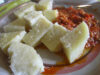 Boiled Yam And Fried Stew Delicacy